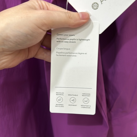 NWT Athleta Poplin Top purple size 3X - Picture 5 of 6